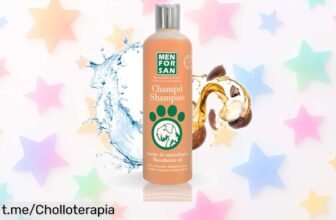 Champú Menforsan para perros con aceite de macadamia, el super chollo que desenreda nudos y hace brillar su pelaje. ¡Dale a tu mascota el cuidado que se merece ahora!