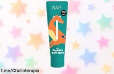 Champú y gel de ducha 2 en 1 Naïf para niños a precio regalado, suave como una nube y con un aroma que encanta. ¡Hazlo tuyo ya y disfruta del frescor diario!