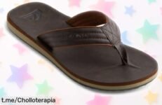 Chanclas Quiksilver Carver Nubuck para hombre, resistentes al agua y con soporte anatómico, ¡un ofertón que no puedes dejar escapar! Tu comodidad te lo agradecerá.