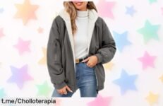 Chaqueta de invierno Vancavoo con capucha y forro polar a precio loco: ¡No dejes que el frío te atrape, hazla tuya antes de que se agote!