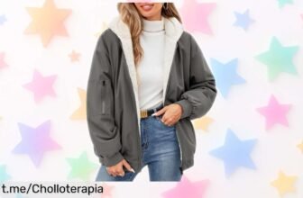 Chaqueta de invierno Vancavoo con capucha y forro polar a precio loco: ¡No dejes que el frío te atrape, hazla tuya antes de que se agote!