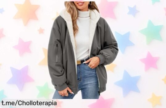 Chaqueta de invierno Vancavoo con capucha y forro polar a precio loco: ¡No dejes que el frío te atrape, hazla tuya antes de que se agote!