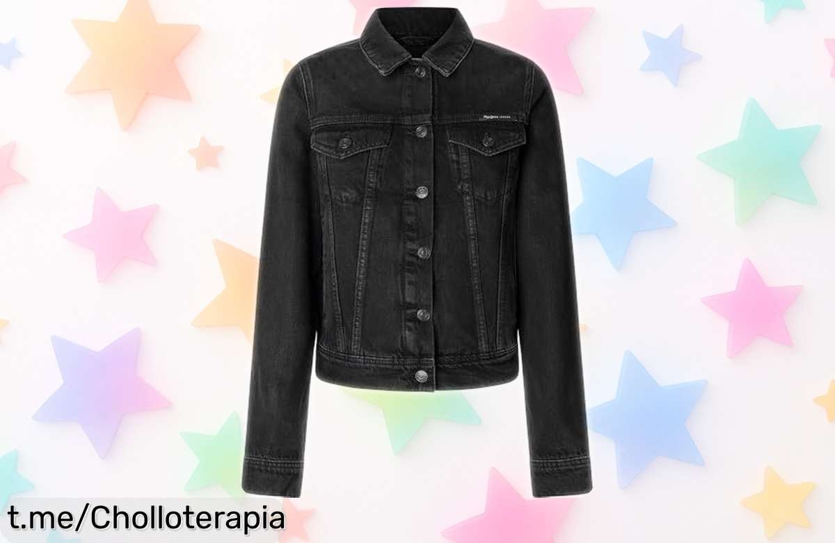 Chaqueta fina Pepe Jeans para mujer, el ofertón vintage que sienta de maravilla y te hará lucir espectacular; no dejes pasar esta oportunidad única en tu armario.