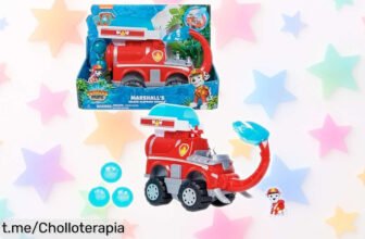 Coche elefante de Paw Patrol con Marshall y lanzador: la aventura en la jungla está al alcance, ¡y hoy a un precio increíble que no querrás dejar pasar!