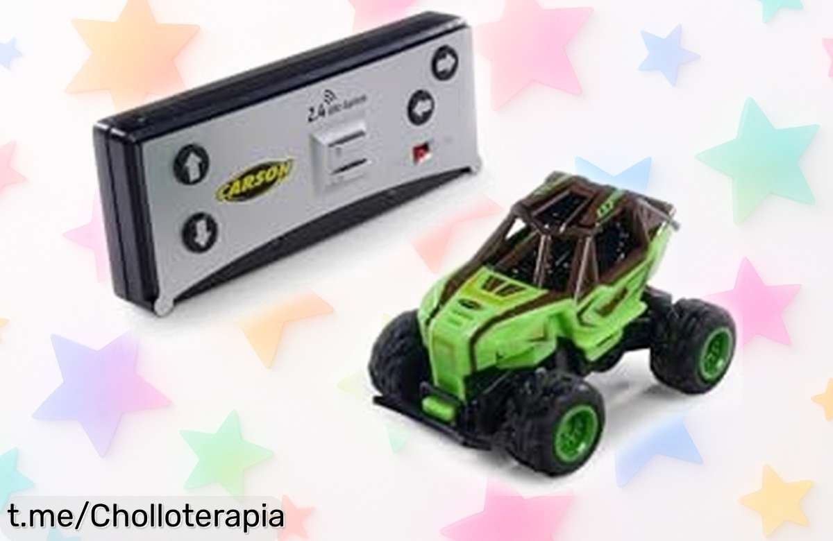 Coche teledirigido Carson Nano Racer Dino Cage 2.0 RTR, diversión para todos y a un precio inmejorable: ¡no dejes escapar este chollazo que hará sonreír a los peques!