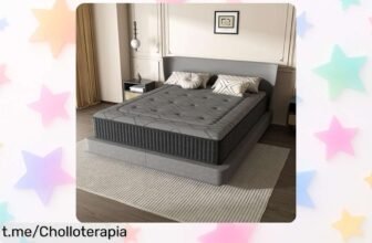 Colchón Dewinner de 160x200 con muelles ensacados y espuma memory a un precio increíble, cuida tu espalda mientras duermes como un rey. ¡No dejes pasar esta oportunidad única!