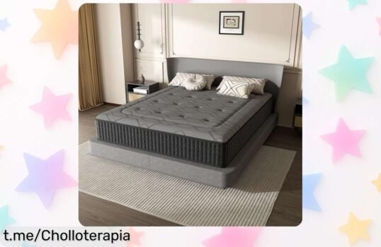 Colchón Dewinner de 160x200 con muelles ensacados y espuma memory a un precio increíble, cuida tu espalda mientras duermes como un rey. ¡No dejes pasar esta oportunidad única!