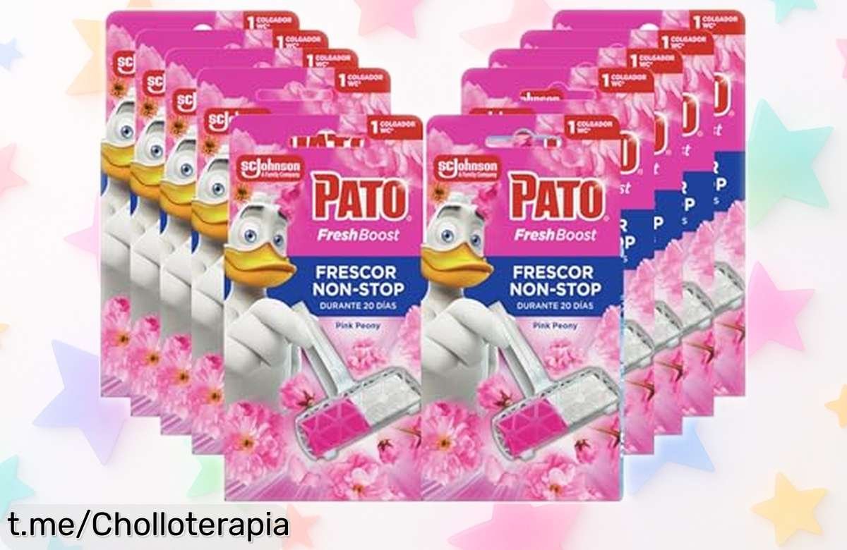 Colgador para WC Pato Fresh Boost Pack de 10 unidades, limpieza y aroma floral hasta 40 días a un precio que está regalado ¡No te lo pierdas!