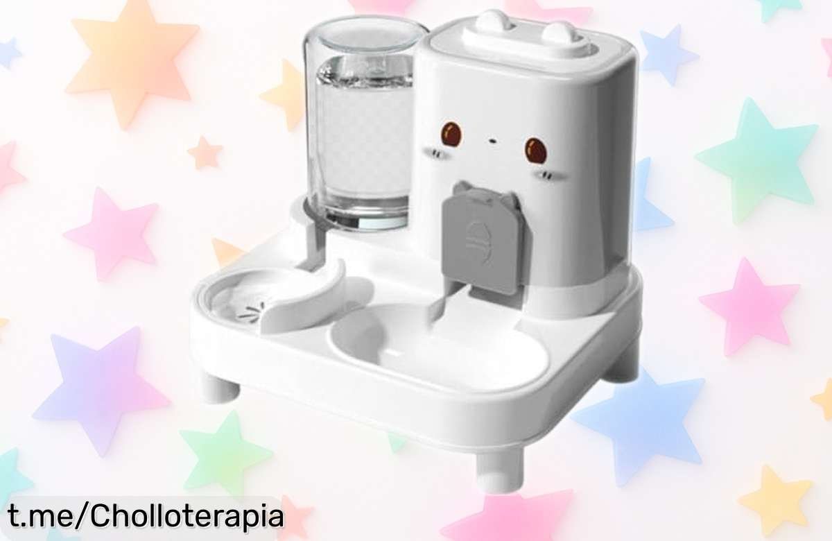 Comedero automático MagiDeal XXL para gatos y perros, ¡ofertón impresionante! Dile adiós a rellenar y disfruta de más tiempo con tu peludo amigo.