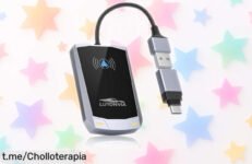 Conecta tu móvil al coche en segundos con el adaptador inalámbrico PAGEPINMU, ¡un inventazo a un precio de ganga que no querrás dejar escapar!
