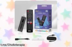 Convierte tu tele en Smart con el impresionante Android 14 TV Stick Box y vive la experiencia del streaming en 8K a un precio que hará saltar de alegría a cualquier amante del cine.