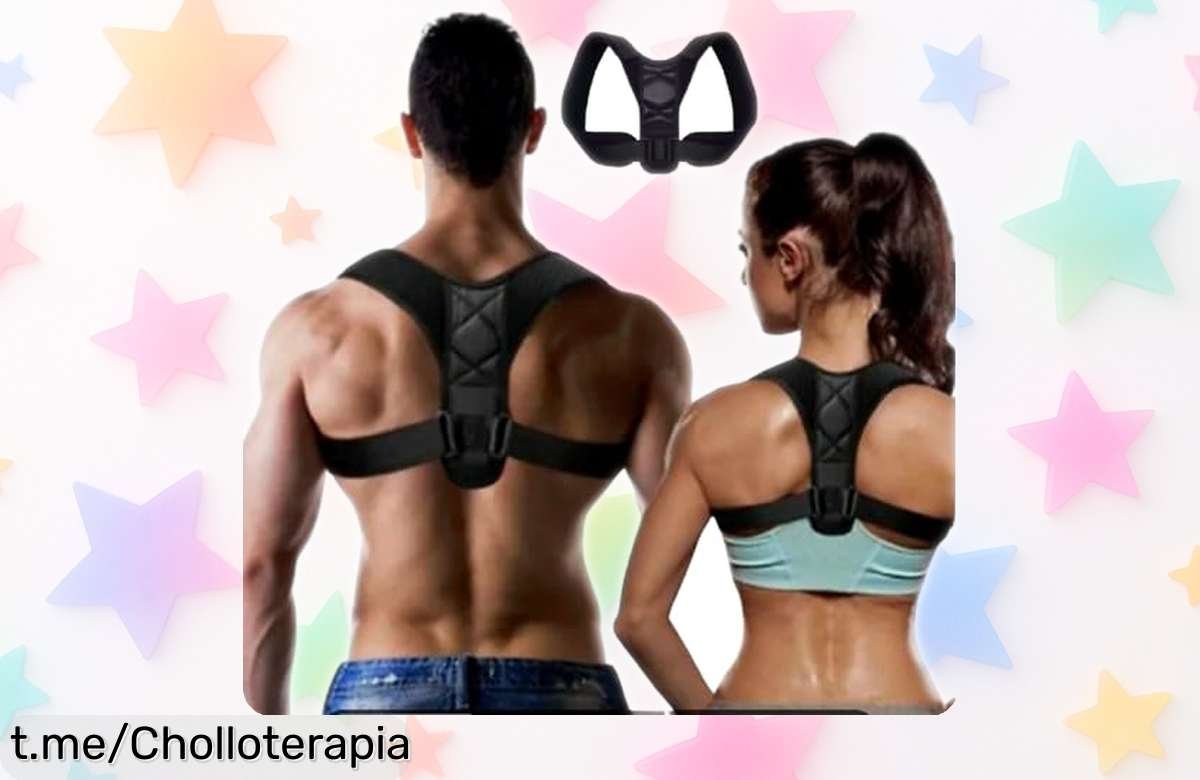 Corrector de postura GRISMÁNIK, el chollo que alivia tu dolor en solo 15 minutos ¡Endereza tu espalda desde el primer uso y siéntete mucho mejor!