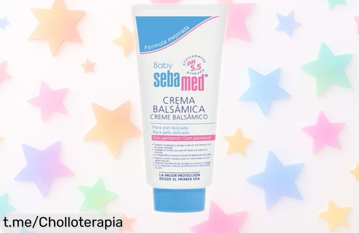 Crema balsámica Seb Baby de 300ml para cuidar la piel sensible de tu bebé, ¡rebajada a un precio increíble! No te quedes sin el mejor aliado para su dermatitis atópica.