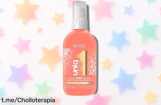 Crema hidratante para rizos Revlon UniqOne a precio loco: ¡Define y controla tu pelo 96 horas sin encrespamiento, ideal para lucir tus rizos perfectos ya!