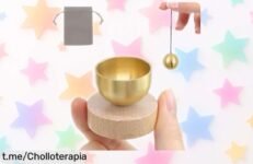 Cuenco tibetano pequeño MISIQIMA para meditar y relajarte, ¡super chollo que puedes llevar a cualquier parte y a un precio de ganga irresistible!