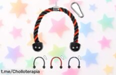 Cuerda para tríceps Yes4All UTZ9, mejora tu entrenamiento con esta resistencia brutal y precio de ganga que no querrás perderte ya mismo. ¡Dale a tus brazos el poder que merecen!