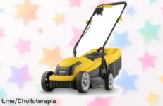 Dale un nuevo aire a tu jardín con el cortacésped eléctrico Powerplus POWEG62205, ¡una oportunidad que no se repetirá!