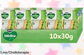 Deliciosas galletitas infantiles Blédina BIO, pack 8x30g rebajadas: ¡la oportunidad perfecta para consentir a tus peques sin azúcares ni preocupaciones! No dejes pasar este súper ofertón.