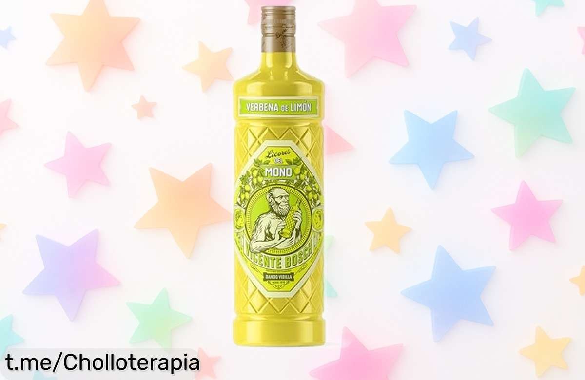 Delicioso licor cítrico Mono Verbena de Limón ahora a un precio increíble, refresca tus sobremesas y sorprende a todos con su sabor único. ¡No te lo pierdas!