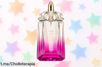 Delicioso perfume Mugler Alien Pulp para mujer, aroma a frambuesa y jazmín cremoso ¡descuento brutal! No dejes pasar este gustazo que te hará brillar.