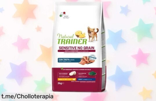 Delicioso pienso Natural Trainer Mini Adult Sensitive con trucha, ideal para perros sensibles y a un precio de regalo que cuida la salud de tu amigo peludo. ¡Aprovecha esta oferta ya!