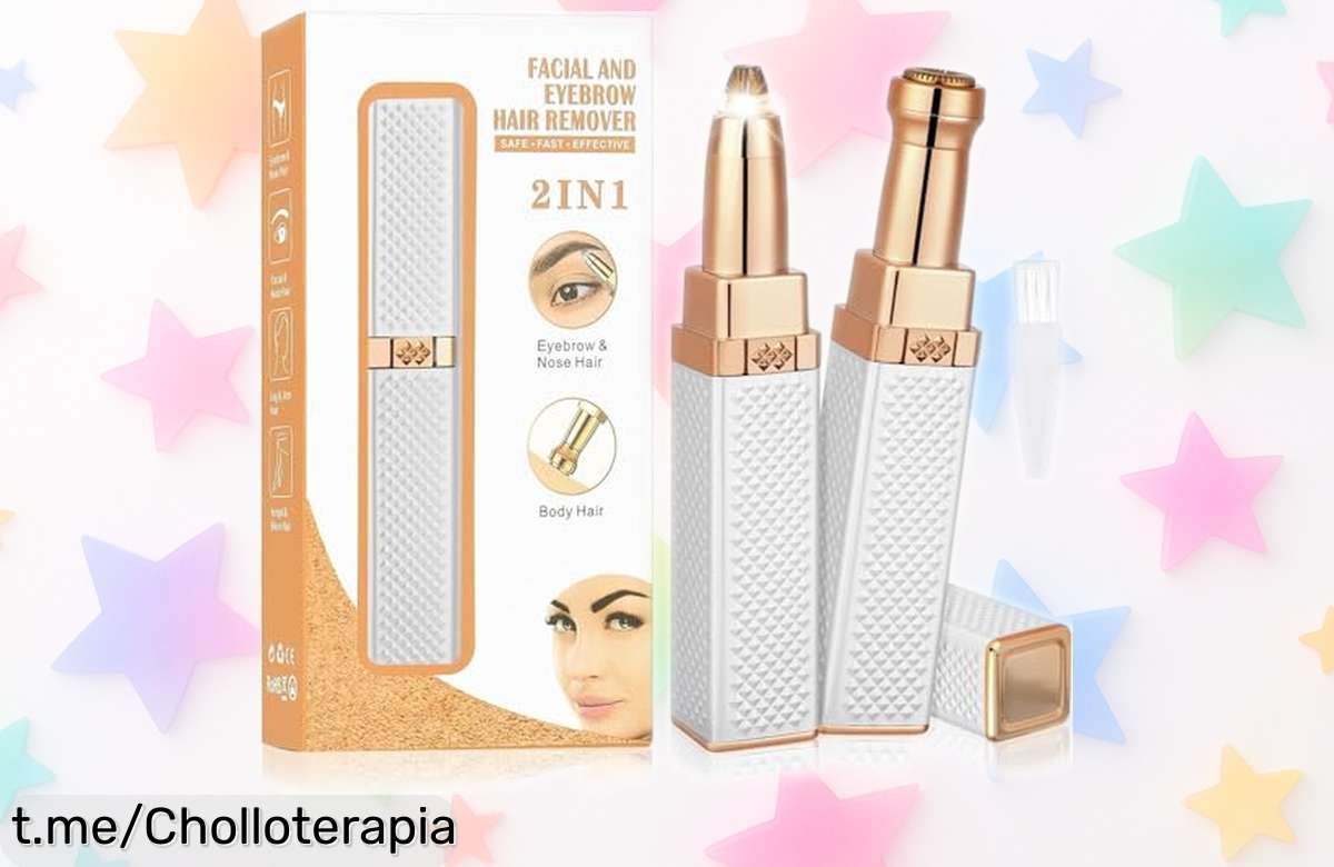 Depiladora facial 2 en 1 LOPHE a precio loco que elimina vello sin dolor ni irritación, ¡aprovéchate de este chollo antes que desaparezca!