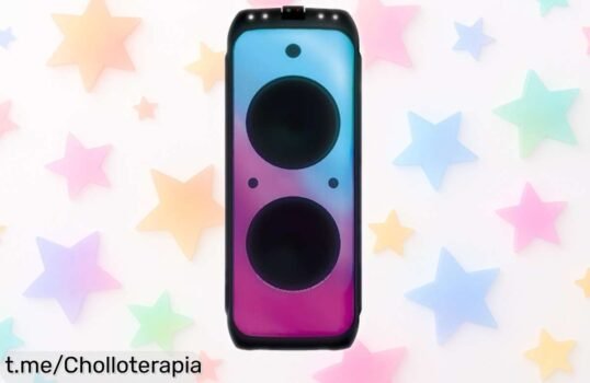 Descubre el altavoz potente Vieta Pro Party 440 para fiestas increíbles: ¡1200W de pura música y luces láser para crear el mejor ambiente! ¡No dejes pasar este chollo!