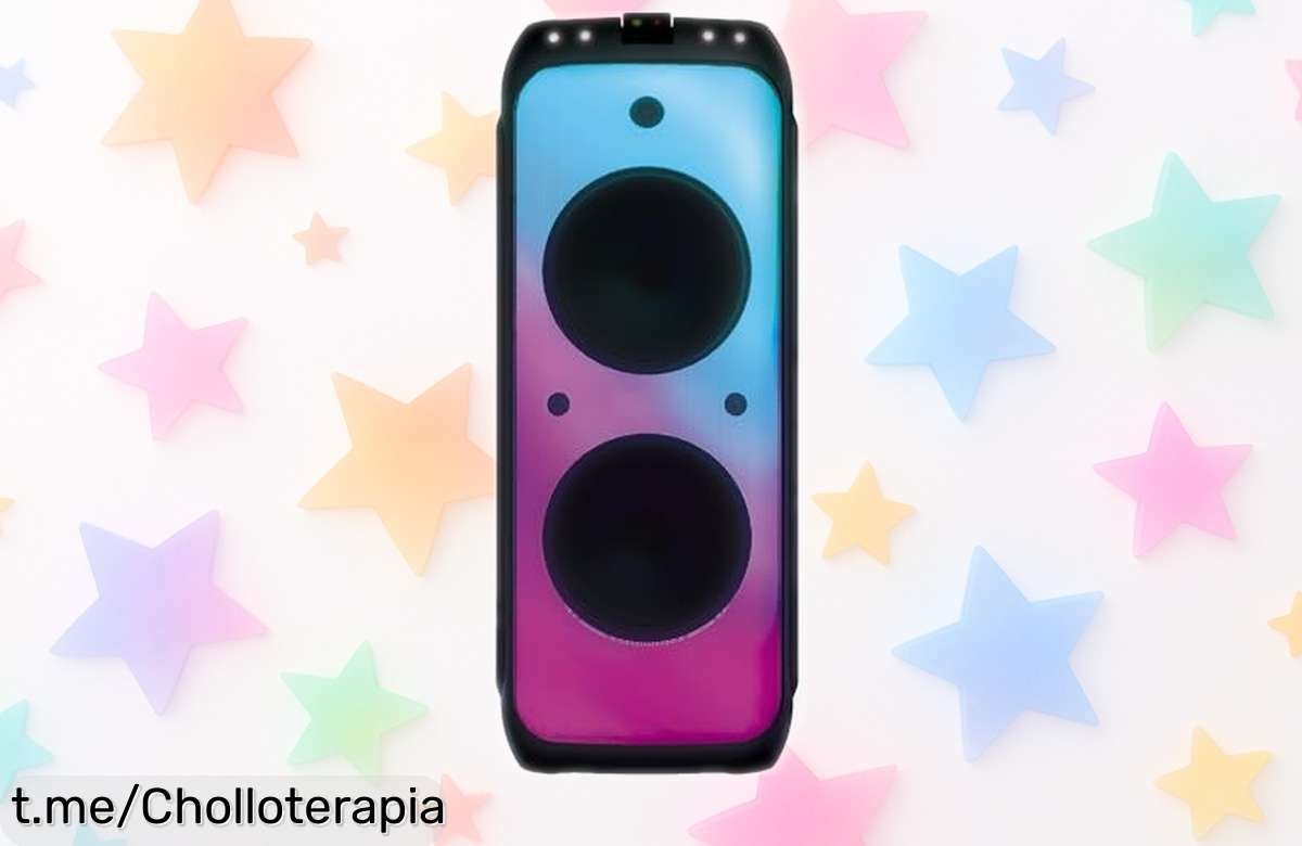 Descubre el altavoz potente Vieta Pro Party 440 para fiestas increíbles: ¡1200W de pura música y luces láser para crear el mejor ambiente! ¡No dejes pasar este chollo!