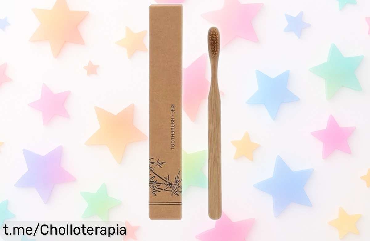 Descubre el cepillo de dientes de bambú que limpia a fondo y cuida tus encías, ¡ofertón inesperado para cuidar tu sonrisa ya!