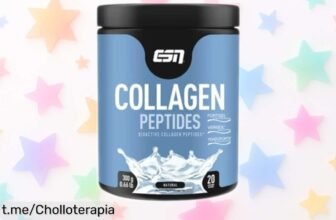 Descubre el colágeno en polvo ESN Collagen Peptides 300g a un precio increíble y cuida tu piel, cabello y articulaciones ¡No dejes pasar este ofertón que levanta sonrisas!