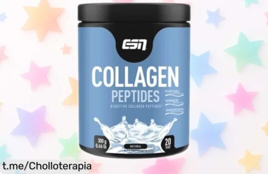Descubre el colágeno en polvo ESN Collagen Peptides 300g a un precio increíble y cuida tu piel, cabello y articulaciones ¡No dejes pasar este ofertón que levanta sonrisas!