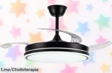 Descubre el espectacular ventilador de techo AKUNADECOR con motor DC, luz LED y control por app a un precio ridículo: ¡renueva tu espacio y disfruta cada instante!