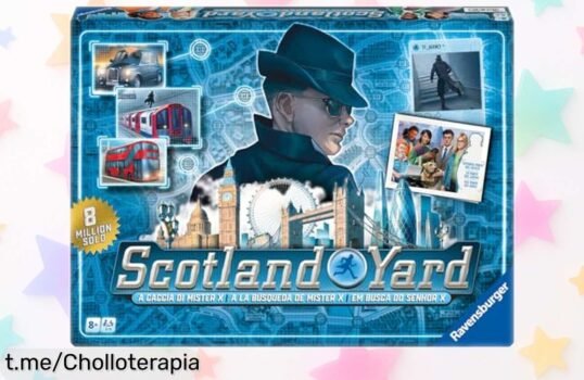 Descubre el fascinante juego Ravensburger Scotland Yard Refresh y vive la emoción de ser detective a un precio que está regalado, ¡no dejes pasar esta oportunidad única!