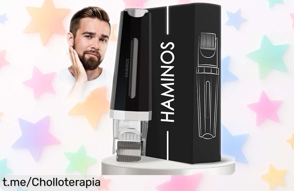 Descubre el increíble derma roller HAMINOS: 520 agujas que rejuvenecen tu piel y mejoran la absorción de sérum a un precio regalado. ¡No dejes escapar esta fantástica oportunidad!