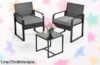 Descubre el increíble mueble de jardín Bealife para 2 personas, súper resistente y montable en un plis, ideal para tus momentos al aire libre: ¡no te lo pierdas por este precio loco!