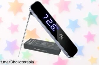 Descubre el increíble termómetro digital para cocina Homtronics que mide en 1 segundo y ahora está a un precio de locura, no dejes escapar esta oportunidad única de cocinar como un chef.