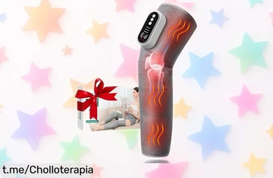 Descubre el masajeador de piernas inalámbrico con aire y calor que alivia tu cansancio en solo 15 minutos, ¡oferta rebajada para sentirte como nuevo hoy mismo!