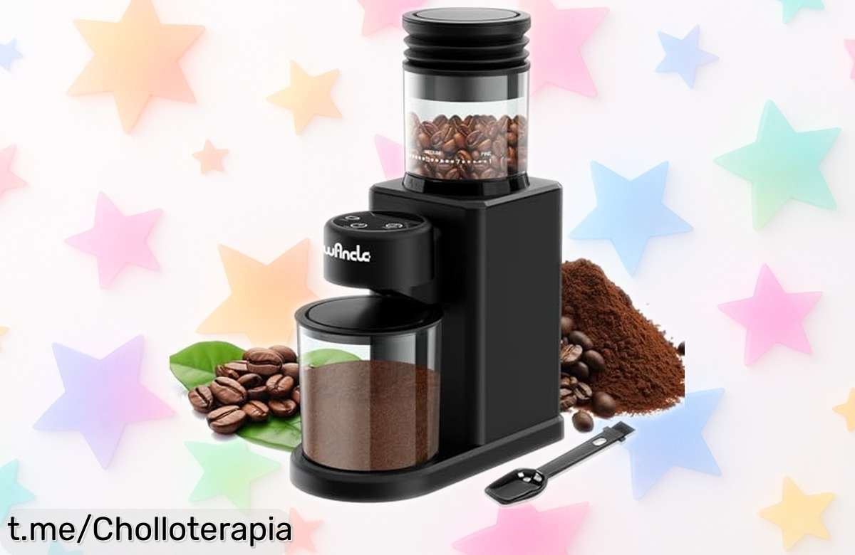 Descubre el molino de café eléctrico Wancle: ¡con potencia y 25 niveles para una molienda a tu gusto! Aprovecha este chollo que hará tus mañanas perfectas.