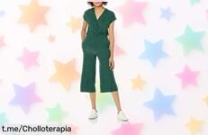 Descubre el mono corto Amazon Essentials, fresco y ligero, a un precio regalado que no podrás ignorar; tu look diario te lo agradecerá ¡Hazte con él ya!