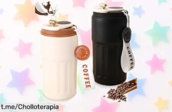 Descubre el pack de 2 tazas térmicas GOMETY con pantalla digital, ¡un chollazo para disfrutar tu café caliente por horas! No dejes escapar esta oferta increíble que emociona.