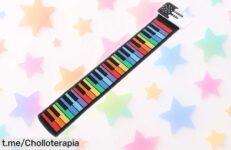 Descubre el piano enrollable portátil de 49 teclas que puedes llevar a todas partes; ¡el mejor precio del mercado te hará vibrar con cada nota!