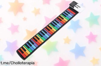 Descubre el piano enrollable portátil de 49 teclas que puedes llevar a todas partes; ¡el mejor precio del mercado te hará vibrar con cada nota!