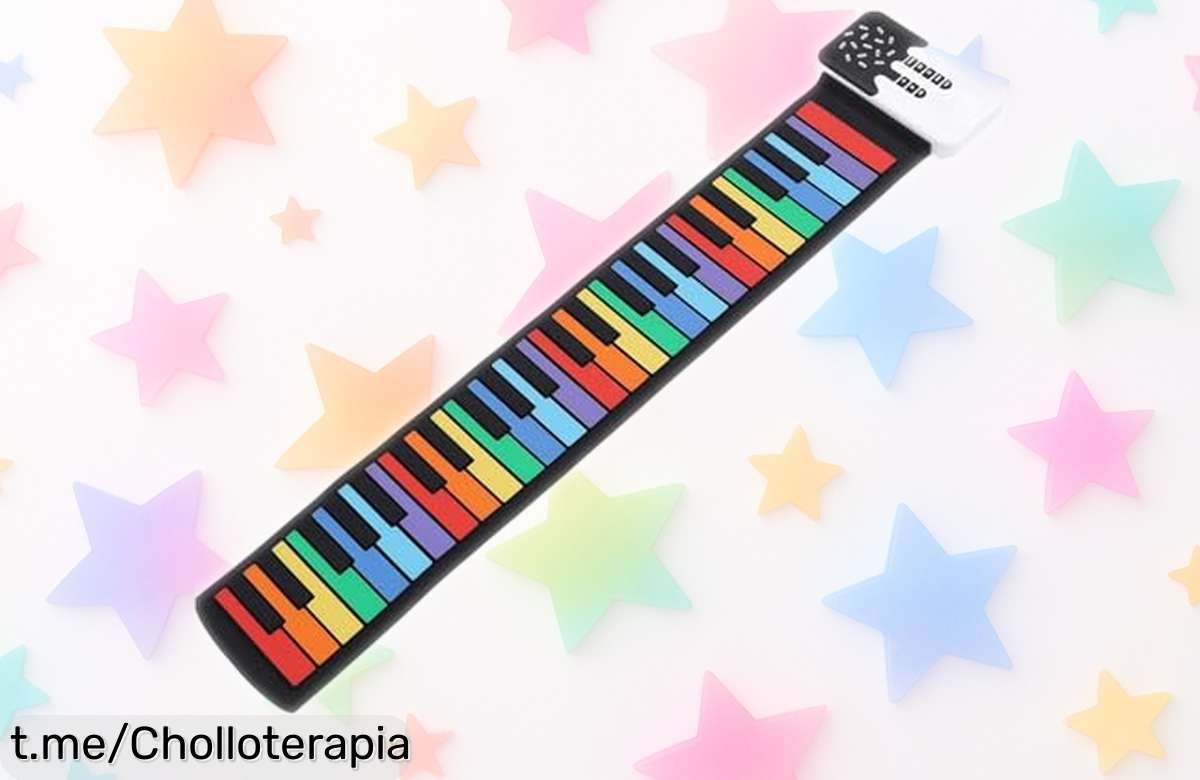 Descubre el piano enrollable portátil de 49 teclas que puedes llevar a todas partes; ¡el mejor precio del mercado te hará vibrar con cada nota!