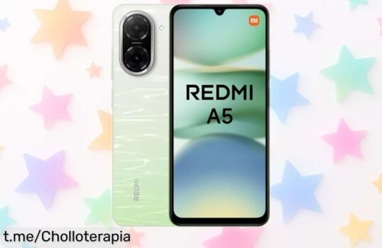 Descubre el potente móvil Xiaomi Redmi A5 con pantalla gigante y batería que dura todo el día, ¡un chollazo imperdible que te hará sonreír al verlo tan barato!