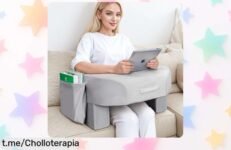 Descubre la almohada de lectura Babenest que abraza tu cuerpo y te da comodidad al máximo, ¡un ofertón único para disfrutar tus momentos favoritos ya!