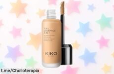 Descubre la base y corrector 2 en 1 de KIKO Milano que cubre todo, con un acabado mate natural y a un precio loco que no podrás dejar pasar. ¡Cópralo ya!