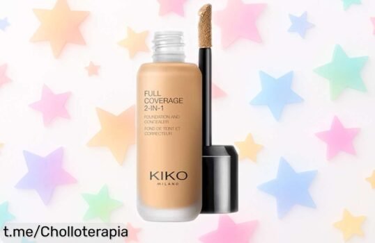 Descubre la base y corrector 2 en 1 de KIKO Milano que cubre todo, con un acabado mate natural y a un precio loco que no podrás dejar pasar. ¡Cópralo ya!