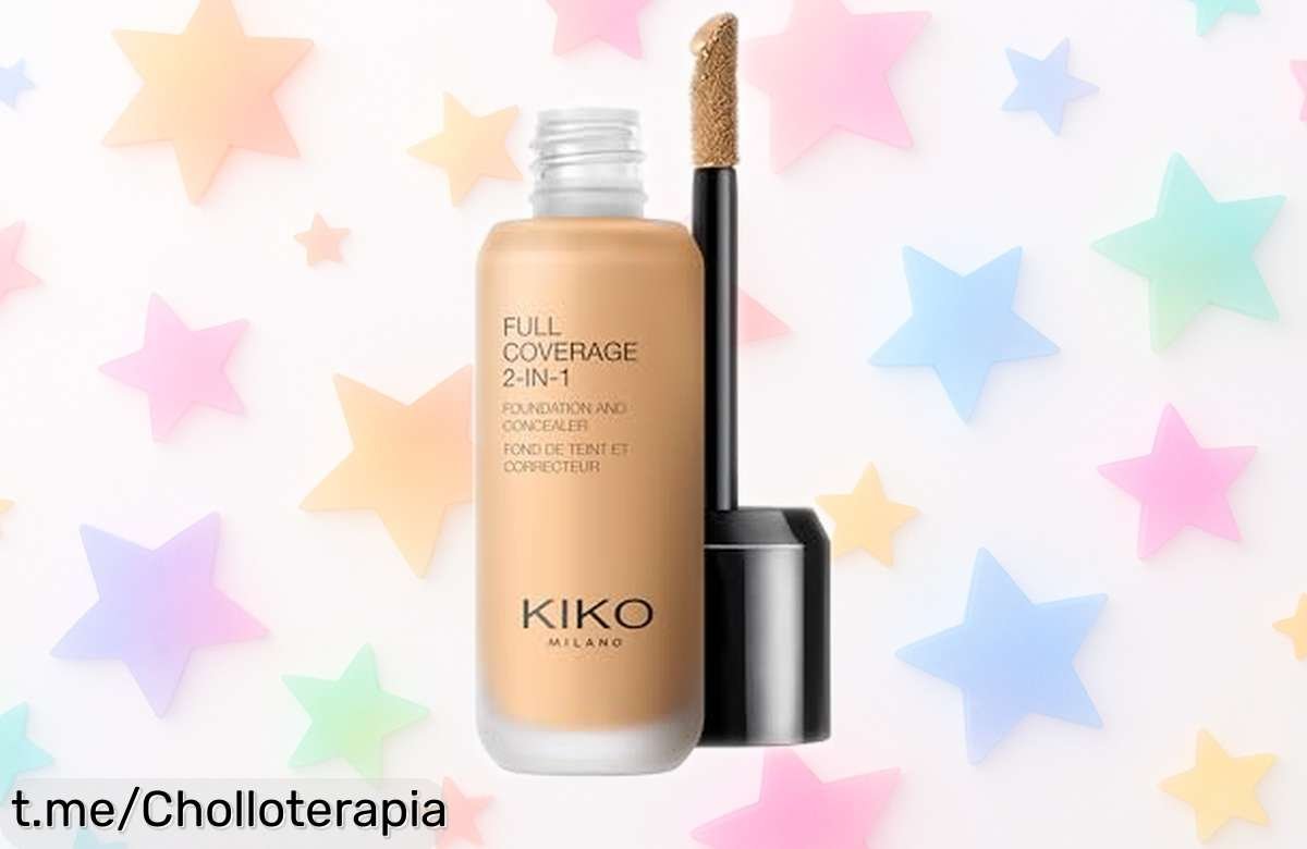 Descubre la base y corrector 2 en 1 de KIKO Milano que cubre todo, con un acabado mate natural y a un precio loco que no podrás dejar pasar. ¡Cópralo ya!