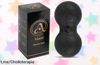 Descubre la bola de masaje tipo cacahuete Alaao, un ofertón que alivia tus músculos; cuida tu salud y relájate como nunca antes. ¡Aprovecha este chollo imperdible ya!