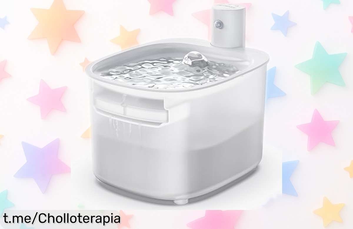 Descubre la fuente de agua para gatos con sensor y batería recargable: ¡Mantiene el agua fresca todo el día a un precio increíble! Dale a tu felino lo que se merece ahora mismo.